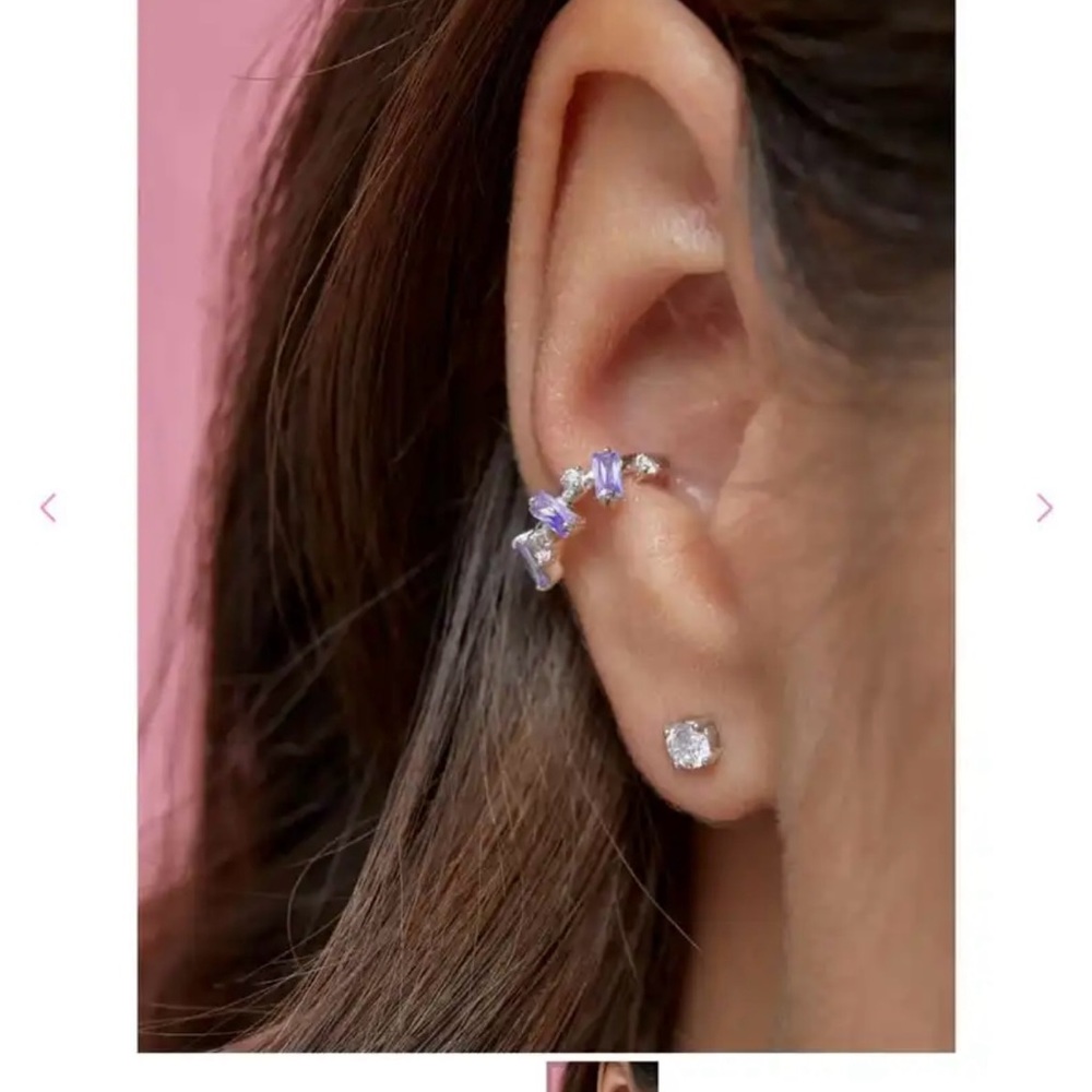 Sterling Silver Ear Cuff - Picture 4 of 4